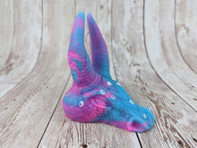 Arith the Swamp Dragon, Size Mini (Medium Firmness) Vaporwave Stars Coloration