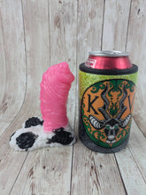 Lennex the Dancing Bear Erect Version, Size Mini (Soft Firmness) Cow Print Coloration
