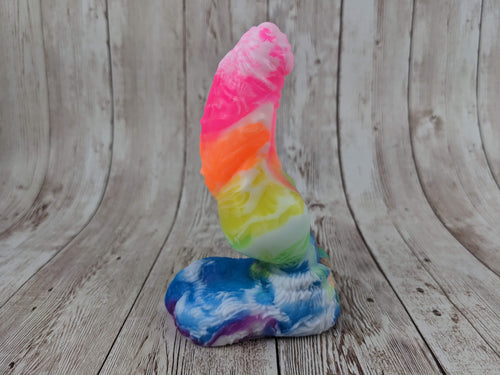 Malikye the Pet, Size Mini (Soft Firmness) Blizzard Rainbow Coloration