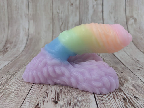 Lennex the Dancing Bear Packer, Size Small (Soft Firmness) Pastel Split