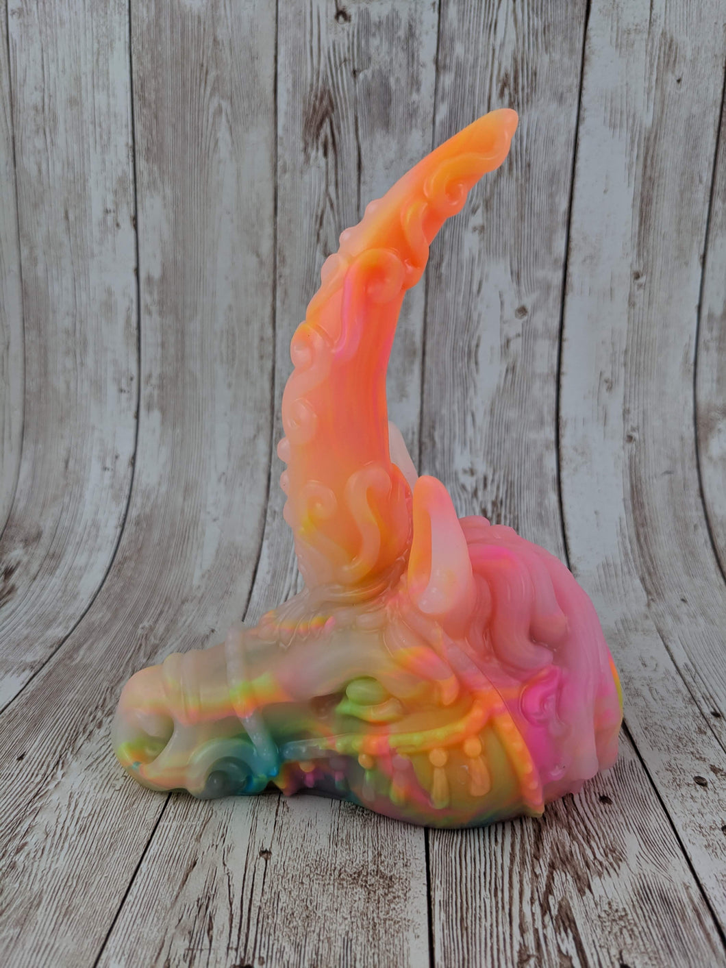 Axis the Unicorn's Horn, Size Small (Medium Firmness) Crystal Rainbow Special Coloration