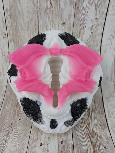 Lydia the Sea Beast, Size Medium (Medium Firmness) Cow Print