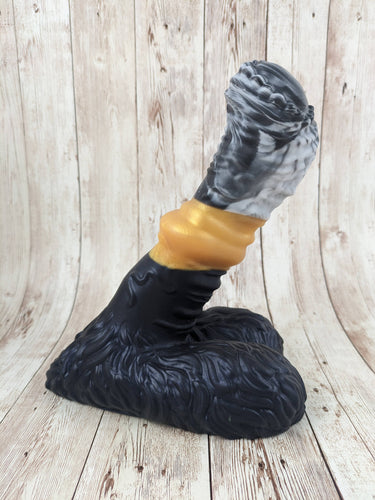 Jasper the Forest Guardian, Size Medium (Soft Firmness) Marble Countertops Special Coloration