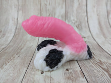 Lennex the Dancing Bear Packer, Size Mini (Soft Firmness) MISHAP Cow Print