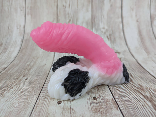 Lennex the Dancing Bear Packer, Size Mini (Soft Firmness) MISHAP Cow Print