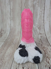 Lennex the Dancing Bear Erect Version, Size Mini (Soft Firmness) Cow Print Special Coloration