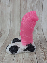 Lennex the Dancing Bear Erect Version, Size Mini (Soft Firmness) Cow Print Special Coloration