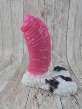 Lennex the Dancing Bear Erect Version, Size Small (Medium Firmness) Cow Print Coloration