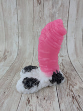 Lennex the Dancing Bear Erect Version, Size Mini (Soft Firmness) Cow Print Coloration