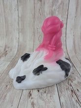 Rojo the Maze Keeper, Size Medium (Soft Firmness) Cow Print Coloration