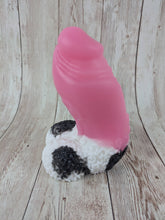Bently the Big Horned Sheep, Size Small (Medium Firmness) MISHAP Cow Print Coloration