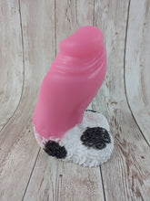 Bently the Big Horned Sheep, Size Small (Medium Firmness) MISHAP Cow Print Coloration