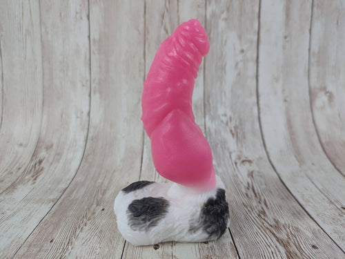 Malikye the Pet, Size Mini (Medium Firmness) MISHAP Cow Print Coloration