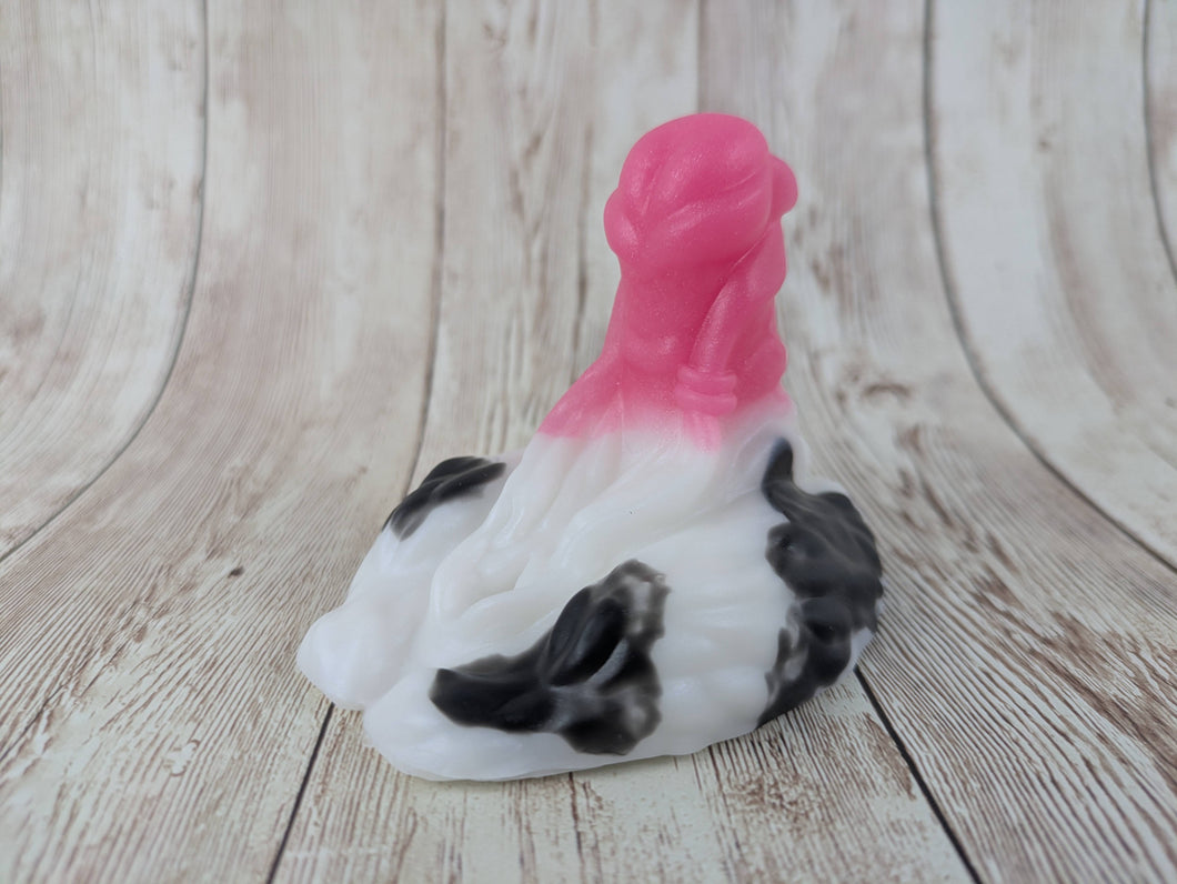 Rojo the Maze Keeper, Size Mini (Soft Firmness) MISHAP Cow Print Coloration