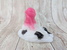 Rojo the Maze Keeper, Size Mini (Soft Firmness) MISHAP Cow Print Coloration