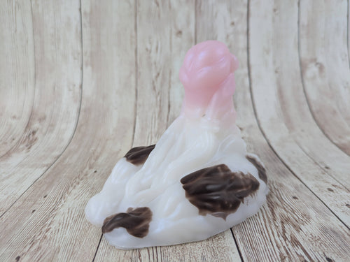 Rojo the Maze Keeper, Size Small (Soft Firmness) MISHAP Brown Cow Coloration