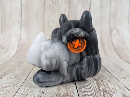 Patches the Cursed Dragon, Size Small (Soft Firmness) Hand Painted