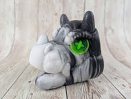 Patches the Cursed Dragon, Size Small (Soft Firmness) Hand Painted