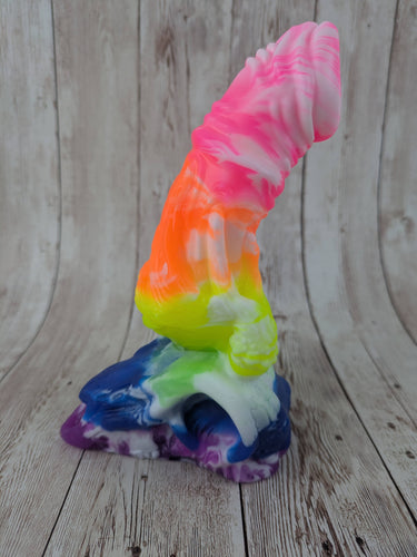 Lukkas the Grave Guard, Size Small (Soft Firmness) MISHAP- Blizzard Rainbow Special Coloration