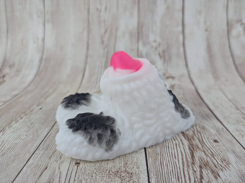 Fredrick the Werewolf of the woods, Size Mini (Soft Firmness) Cow Print Special Coloration