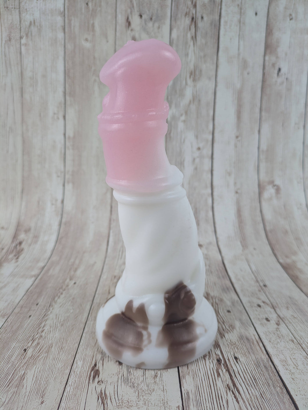 Axis the Royal Unicorn, Size Small (Soft Firmness) Brown Cow Print