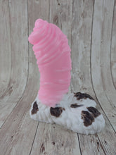 Lennex the Dancing Bear Erect Version, Size Small (Soft Firmness) Brown Cow Print
