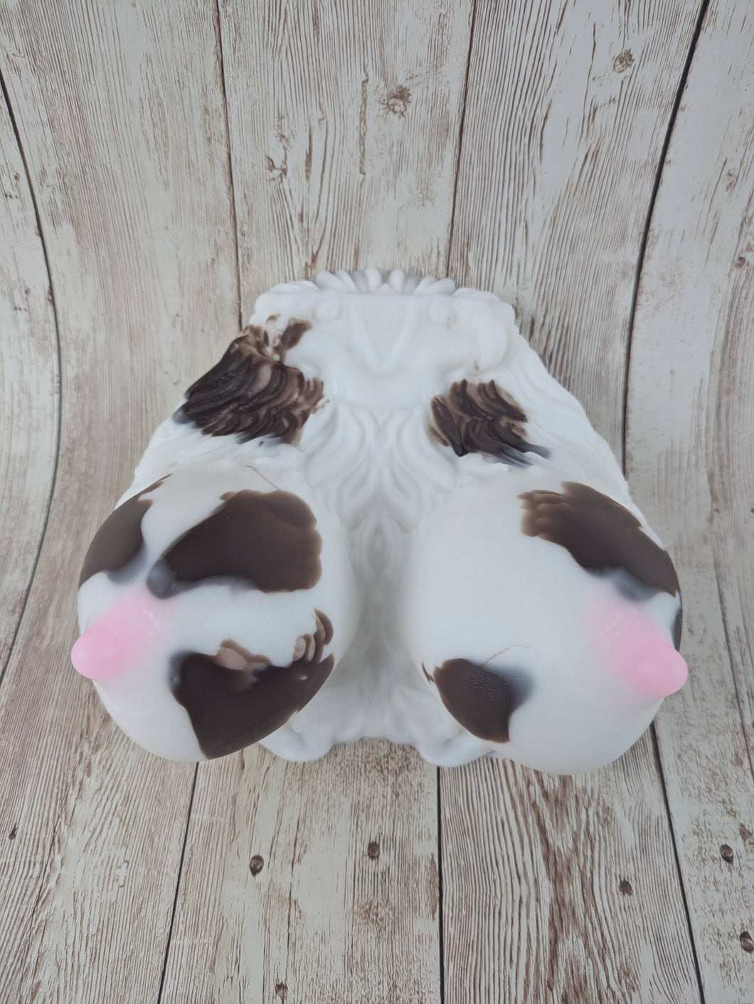 Stella the Moonwalker's Chest, Size Medium (Soft Firmness) Brown Cow Print