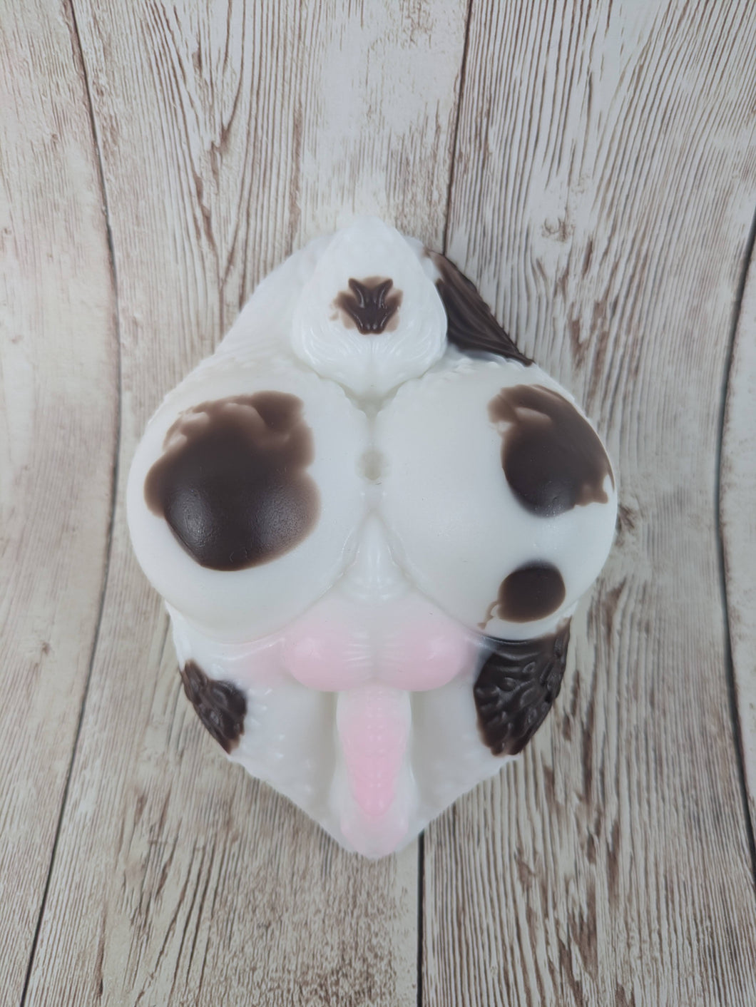 Tristan the Whimsy Prince, Size Mini (Soft Firmness) Brown Cow Print