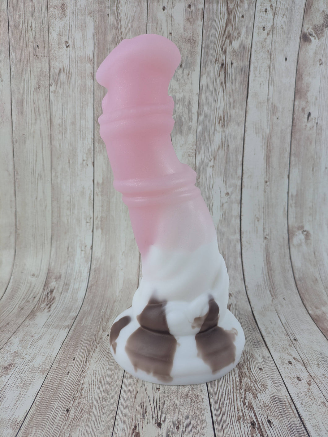 Axis the Royal Unicorn, Size Large (Soft Firmness) MISHAP Brown Cow Print