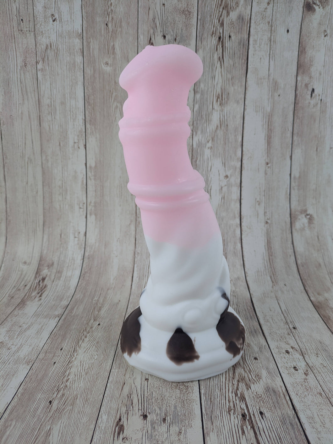 Axis the Royal Unicorn, Size Medium (Soft Firmness) MISHAP Brown Cow Print