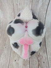 Tristan the Whimsy Prince, Size Small (Soft Firmness) MISHAP Traditional Cow Print