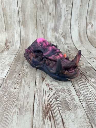 Lower Jaw Squishy, Size Onesize (Medium Firmness) Black Rainbow