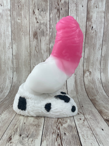 Malikye the Pet, Size Large (Soft Firmness) MISHAP Cow Print