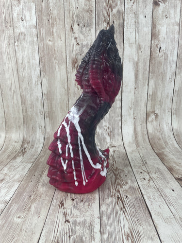 Krazor the Sky Eater , Size Large (Medium Firmness) MISHAP Red Velvet Cake