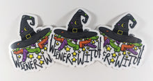Wiener Witch Sticker (Single and 3 Pack Listing)