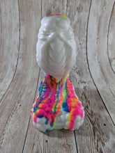 Trex E the Beast Erect Version, Size Small (Super Soft Firmness) Rainbow Birthday Cake Special Coloration