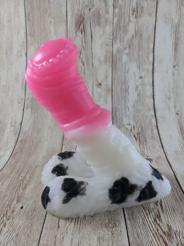 Jasper the Forest Guardian, Size Mini (Soft Firmness) Cow Print