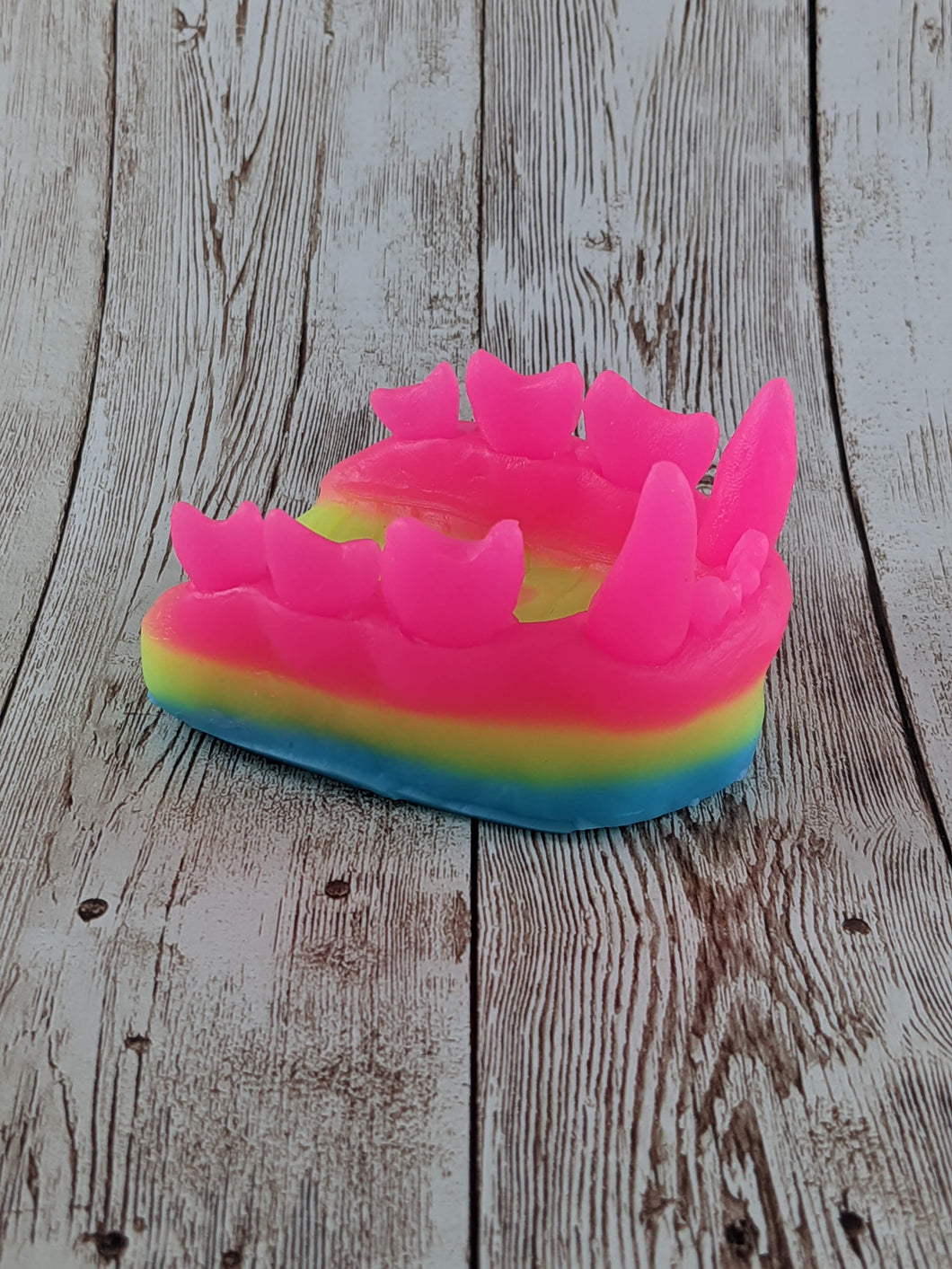 Lower Jaw Squishy, Size Onesize (Soft Firmness) Pansexual Flag
