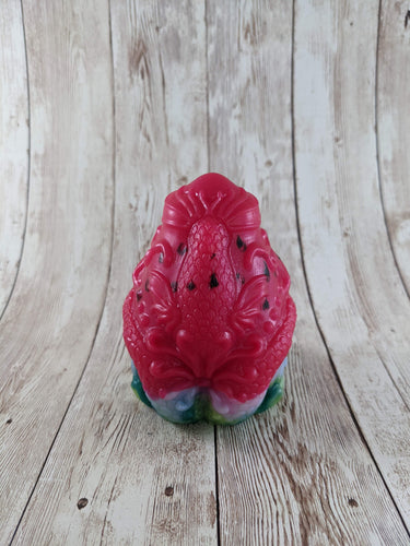 Mermaid Egg Size Large (Soft firmness) Hand Painted Watermelon