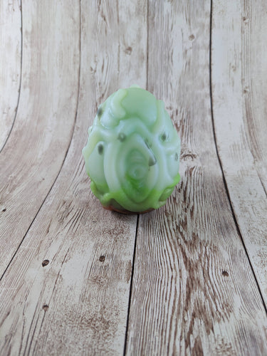 Many Eyed Creature Egg Size Large (Soft firmness) Hand Painted Kiwi