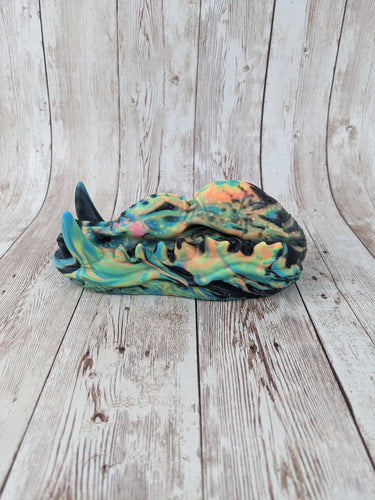 Lower Jaw Squishy, Size Onesize (Medium Firmness) Black Rainbow