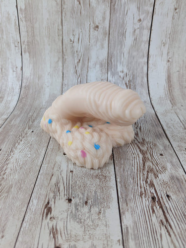 Lennex the Dancing Bear Packer, Size Small (Soft Firmness) Birthday Sprinkles