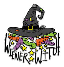 Wiener Witch Sticker (Single and 3 Pack Listing)